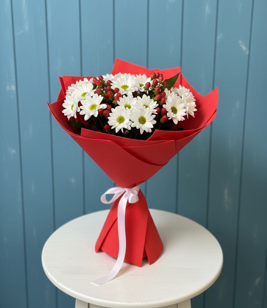 Букет цветов из: Хризантемы в Каменск-Уральском