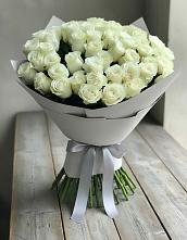 Букет 35 Белых роз в Каменск-Уральском