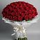 Букет 101 Красная роза Блэк Мэджик в Каменск-Уральском