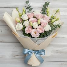 Букет цветов из:  Лизиантусы в Каменск-Уральском