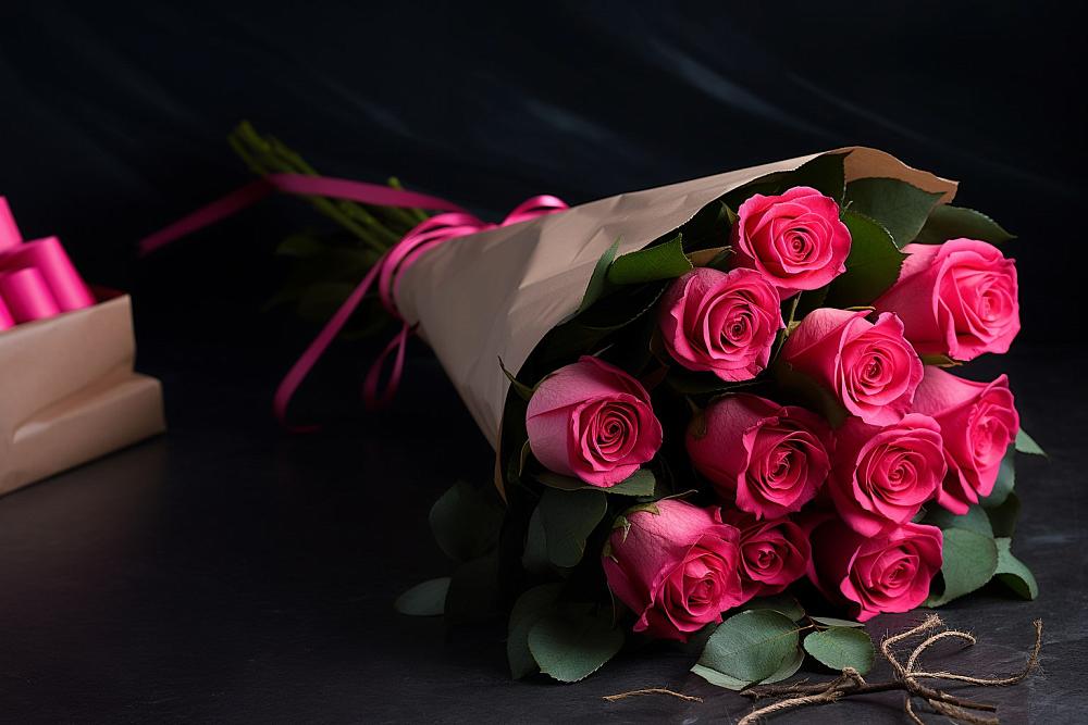 Букет 11 роз Пинк в Каменск-Уральском