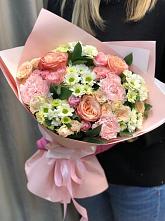 Букет цветов из:  Гвоздики, Розы и Хризантемы #REPLACE_PRED# Каменск-Уральском