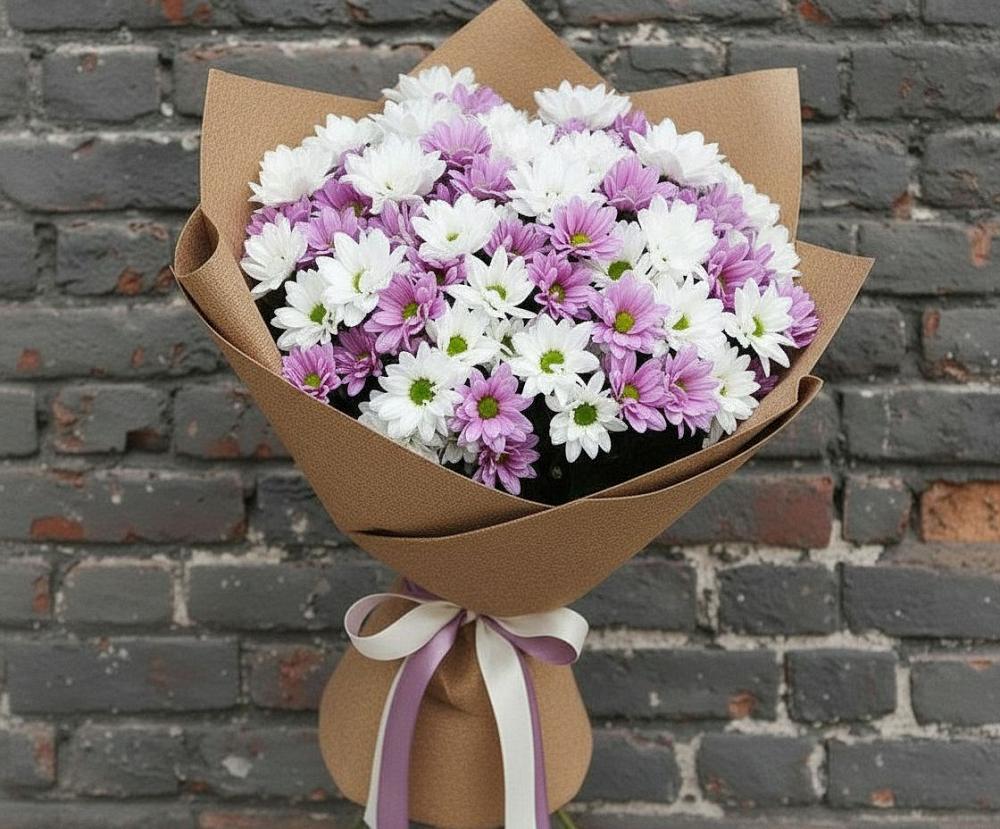 Букет цветов из: Хризантемы в Каменск-Уральском