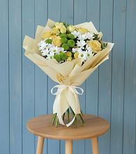 Букет цветов из:  Хризантемы и Розы #REPLACE_PRED# Каменск-Уральском