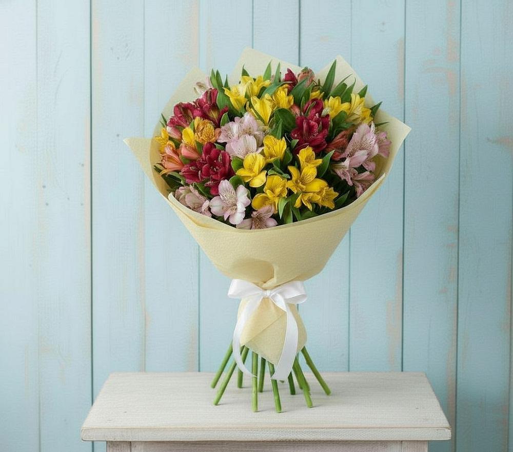 Букет цветов из: Альстромерии в Каменск-Уральском