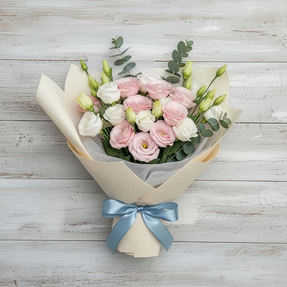 Букет цветов из: Лизиантусы в Каменск-Уральском